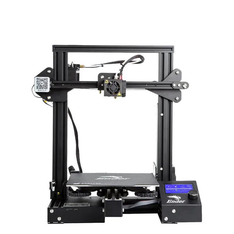 DIY 220*220*250mm प्रिंट आकार Creality Ender-3 3D धातु प्रिंटर