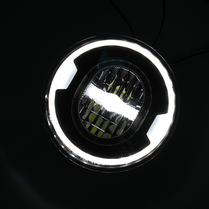 Đèn pha LED Atubeix 7 inch, đèn chạy ban ngày (DRL) tròn 7'', có vòng sáng Angel Eye màu vàng và trắng - Product Image 6