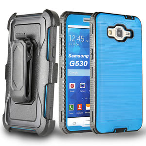 Buena calidad cubierta de teléfono de textura de Metal cepillado armadura funda para Samsung <span class=keywords><strong>Galaxy</strong></span> gran primer G530/J2 primer - Product Image 5