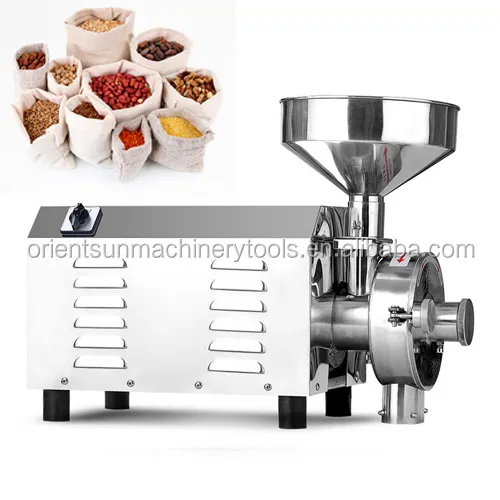 commercial wheat/corn bean flour mill/chilli powder/pepper making machine