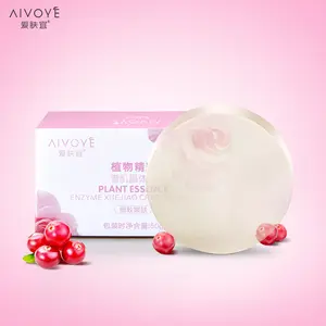 Savon en cristal d'enzyme active naturelle de 100g blanchissant pour le bain et la douche