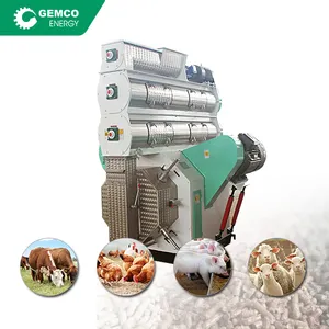 Gemco自制农场使用alfafa环模饲料颗粒粉碎机