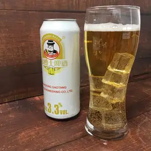 Cerveja artesanal enlatada tradicional OEM 33cl 500ml sabor alemão extra forte, cerveja de trigo leve com sabor <span class=keywords><strong>malt</strong></span> lager com HACCP - Product Image 3