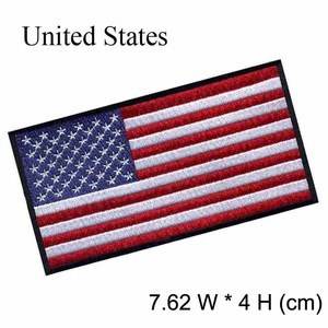 Fornitore Affidabile Cinese su Alibaba, Vendita all'Ingrosso di Toppe Ricamate con Bandiera Americana, Toppe con Bandiera USA, Toppe con Bandiera Nazionale USA da Applicare con Ferro da Stiro - Product Image 4