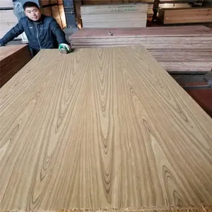 Compensato del teak del mercato indiano del compensato del teak di 3.2mm 3.7mm 5.2mm