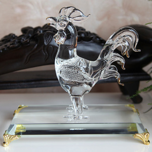 Encantador <span class=keywords><strong>y</strong></span> lindo 12 decoración Zodiaco animal artesanía de cristal regalos - Product Image 5