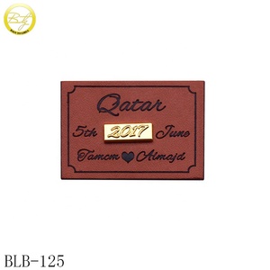 Étiquette en similicuir marron personnalisée pour jeans en denim, à coudre, pour accessoires vestimentaires - Product Image 3