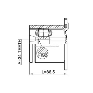 JOINT VWIN-Q5LH JOINT INTÉRIEUR 24X104. 8K0498103B - Product Image 4
