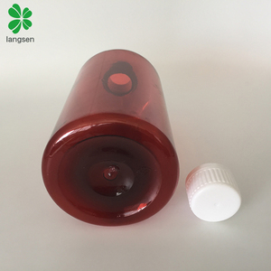 Nhựa 500Ml 16 Oz PET Hổ Phách Rõ Ràng Tốt Nghiệp Chai Với Vít <span class=keywords><strong>Cap</strong></span> Cho Chất Lỏng Hóa Học, Quy Mô Đánh Dấu Chai - Product Image 6