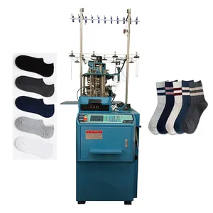 Adopting Frequency Conversion And Running Smoothly Socks Knitting Machine