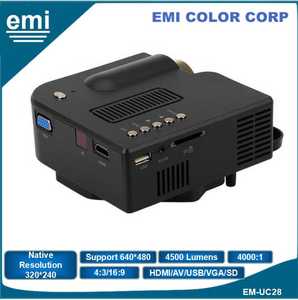 Xách tay mini <span class=keywords><strong>LED</strong></span> chiếu với ngắn ném tỷ lệ hỗ trợ overhead chiếu cho rạp hát tại nhà giáo dục kinh doanh - Product Image 4