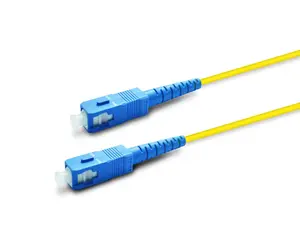 Fabrika fiyat SC-SC UPC SingleMode Simplex 9/125 zırhlı 1 2 3 metre SC Fiber optik yama kablosu fiyat