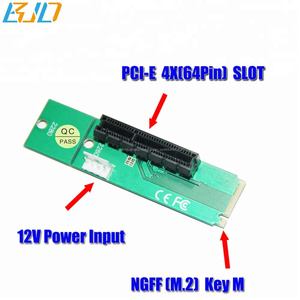NGFF <span class=keywords><strong>M</strong></span>.<span class=keywords><strong>2</strong></span> PCI-E 4X tarjeta vertical M2 tecla <span class=keywords><strong>M</strong></span> PCIe X4 adaptador para Bitcoin minero minería - Product Image 5