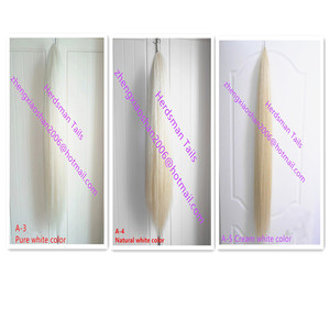 Anello naturale 75cm e 95cm doppio spessore False code di cavallo ed estensioni di coda che vendono negozio di equitazione Online - Product Image 1