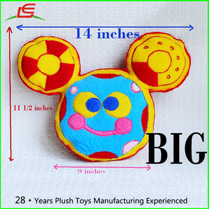 Colores de lana fieltro peluche <span class=keywords><strong>Mickey</strong></span> <span class=keywords><strong>Mouse</strong></span> cojín - Product Image 3