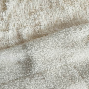 Siêu Mềm 100% Polyester Sang Trọng Dài Tóc Chồn Lông Cừu Chăn Faux Lông Thú Chăn - Product Image 5