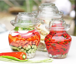 Công Suất Lớn Ngâm Rau Thủy Tinh Jar Dưa Chua Jar Không Chì Thủy Tinh Kín Jar - Product Image 5