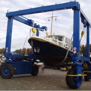Marine Travel Lift 50 Ton Mobile Boat Hoist 30 Ton Boat Crane - Product Image 1