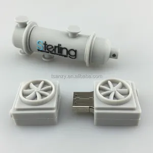 Creativo Forma Macchina Attrezzature PVC 3D Regalo di Pubblicità USB memory stick USB flash drive