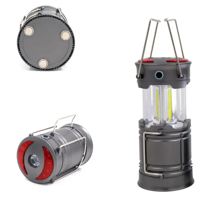 Top seller custom portable lanterns 3 in 1 multifunction lamp battery operated led camping light camping lamp