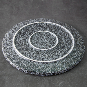 <span class=keywords><strong>Assiette</strong></span> en céramique mate verte 12 pouces Grande <span class=keywords><strong>assiette</strong></span> en céramique - Product Image 3