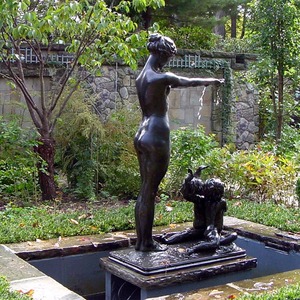 Escultura de Bronce de Arte Moderno para Exteriores Vincentaa, Escultura Abstracta de Chica para Hotel, <span class=keywords><strong>Plaza</strong></span>, Centro Comercial, Fuente - Product Image 2