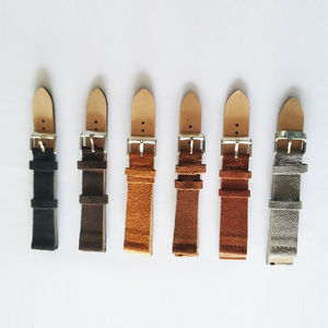 <span class=keywords><strong>Cinturino</strong></span> di ricambio KZ Fashions KZSS01 in <span class=keywords><strong>pelle</strong></span> <span class=keywords><strong>scamosciata</strong></span> vintage con perno a sgancio rapido 18-24mm - Product Image 4