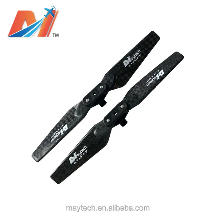 Maytech folding blade drone propellers 4.7x 3.0inch Carbon Propellers for DJI Spark