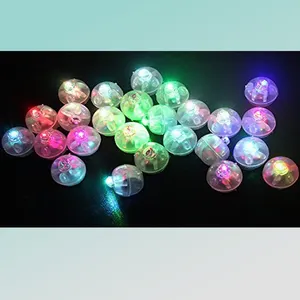 Xdltech balões de led redondos, luz flash, mini bola de papel, lâmpada para decoração de festa de aniversário, natal e casamento