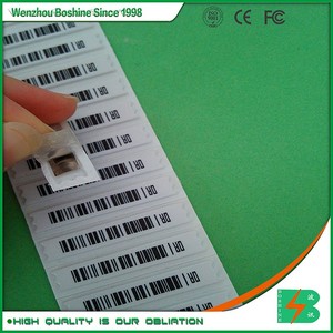 Aufkleber Weichen <span class=keywords><strong>DR</strong></span> Label EAS BIN Anti-diebstahl-alarm mit Barcode-label - Product Image 1