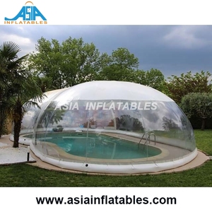 Tùy Chỉnh Thương Mại Cấp Pvc Inflatable Hồ Bơi Trong Suốt Dome, Hồ Bơi Rõ Ràng Bìa Lều, Ngoài Trời Thổi Lên Hồ Bơi Lều - Product Image 5