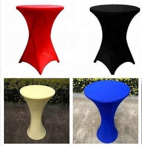Spandex Stretch Cocktail fodera per alta tavolini da bar spandex bistro tabella di copertura per evento di festa di nozze decor - Product Image 2