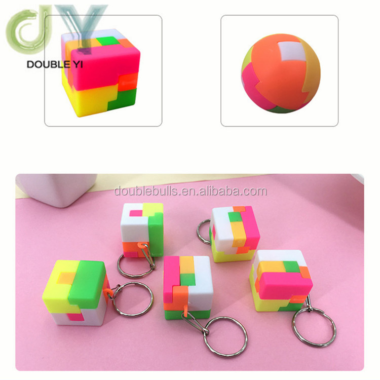 Porte-clés Speedcube 3x3 – Mini Rubik's Cube Fonctionnel – Puzzle De Voyage Compact – Accessoire De Clés – Cadeau Enfant Et Adulte – Dès 8 Ans