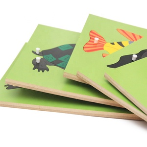 Personalizado educativos animales de dibujos animados botánica rompecabezas de madera - Product Image 4
