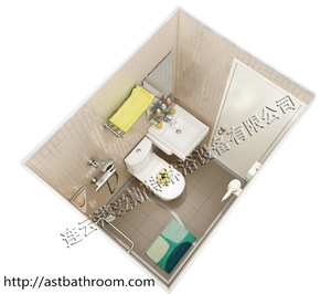 Unità portatile bagno integrale prefabbricata modulare pod <span class=keywords><strong>box</strong></span> <span class=keywords><strong>doccia</strong></span> uso interno o esterno - Product Image 4