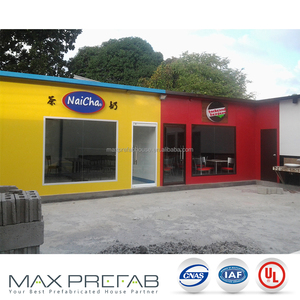 T modular estructura de acero pequeña casa prefabricada para tienda de postres - Product Image 4