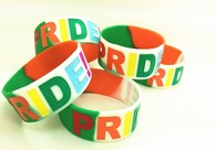 Kustom ukuran dewasa tempat warna Debossed diisi dalam kebanggaan gelang silikon <span class=keywords><strong>Gay</strong></span> gelang kebanggaan untuk wanita - Product Image 5