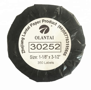 OLANTAI 1-1/8 ''X 3-1/2'' 28mm X89mm Dymo etichette compatibili 30252 rotolo di carta termica per macchina per etichette Dymo - Product Image 2