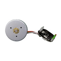 Moteur micro sans balais à aimant permanent CC 58 mm 24 V 30 W 3000 tr/min Argent Arbre 8 mm Marque ACP Efficacité IE1 Pour ventilateur d'appareil électroménager