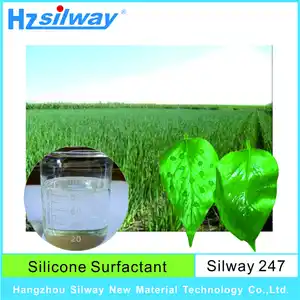 Silway 247 Poliéter Modificado de Silicone Óleo de pulverização agrícola adjuvante para pesticidas CAS: 27306-78-1