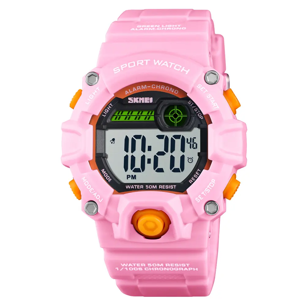 Fashion Boys Girls SKMEI 1484 Waterproof Dual Time Sport Digital Children Wrist WatchためKids