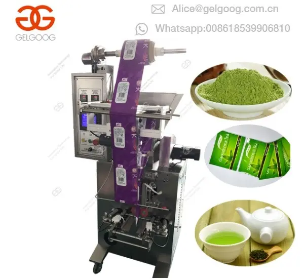 Automatic Kenya Ginger Milk Powder Masala Filling Moringa Cocoa Packing Matcha Green Tea Powder Bag Packaging Machine