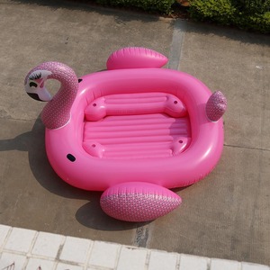 6 Người Lớn Màu Hồng Inflatable Flamingo Pool <span class=keywords><strong>Float</strong></span> Island - Product Image 5