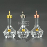 Bouteille d'eau en verre de 50ml, flacon à billes, pour vin et eau