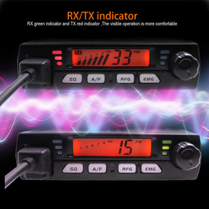 ANYSECU AM/FM мини CB радио CB-40M 27 МГц 8 Вт любитель мобильное радио домофон Citizen Band 26,965-27,405 МГц иди и болтай Walkie Talkie + CB радио антенна - Product Image 6