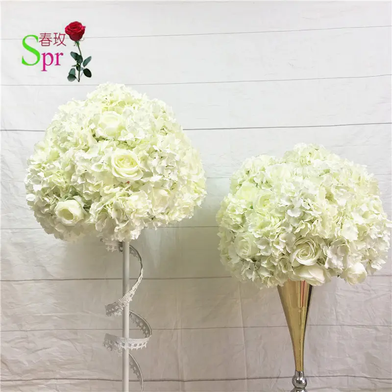 SPR 40 cm seda flor decoración de la boda, para bodas centro de mesa de bola de la flor de fiesta y casa de decoración