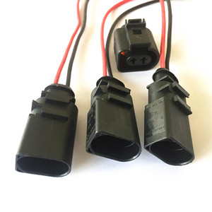 2 Pin VW Audid Harness Male Konektor Otomatis Elektrik 1J0973722 1J0 973 722 Suku Cadang Kawat Otomotif Injektor Bahan Bakar - Product Image 2