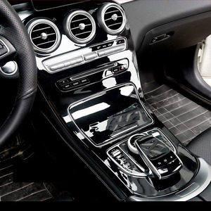 Adesivi di Rivestimento per Cornice Pannello Console Centrale Cambio Nero Lucido per Mercedes Benz <span class=keywords><strong>Classe</strong></span> C <span class=keywords><strong>GLC</strong></span> W205 C180L C200L C300 GLC260 - Product Image 6