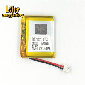 Plug <span class=keywords><strong>2</strong></span>.5-<span class=keywords><strong>2</strong></span> P 3.7 V 504040 mah 1200 lithium polymer lipo rechargeable battery li ion Solar lithium battery with PCM - Product Image 2