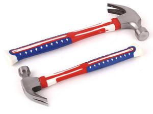 Bent Head 16oz American Flag TPR Handle Carbon Steel Claw <strong>Hammer</strong> - Product Image 2